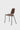 metal and walnut wood chair