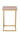 Jan Kurtz Mira Beistelltisch (57 cm): Stilvoller Couchtisch aus Eiche & lackiertem MDF in 5 Farben