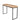 Jan Kurtz Pizzo Konsole niedrig: Eleganter Beistelltisch aus Edelstahl & lackiertem Holz